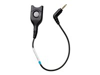 Sennheiser CCEL 192 - Câble pour casque micro - EasyDisconnect mâle pour jack micro 4 pôles mâle - 20 cm 1000851