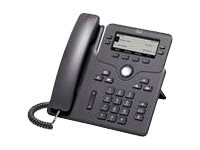 Cisco IP Phone 6851 - Téléphone VoIP - SIP, SRTP - 4 lignes - Charbon - remanufacturé CP-6851-3PCC-K9-RF